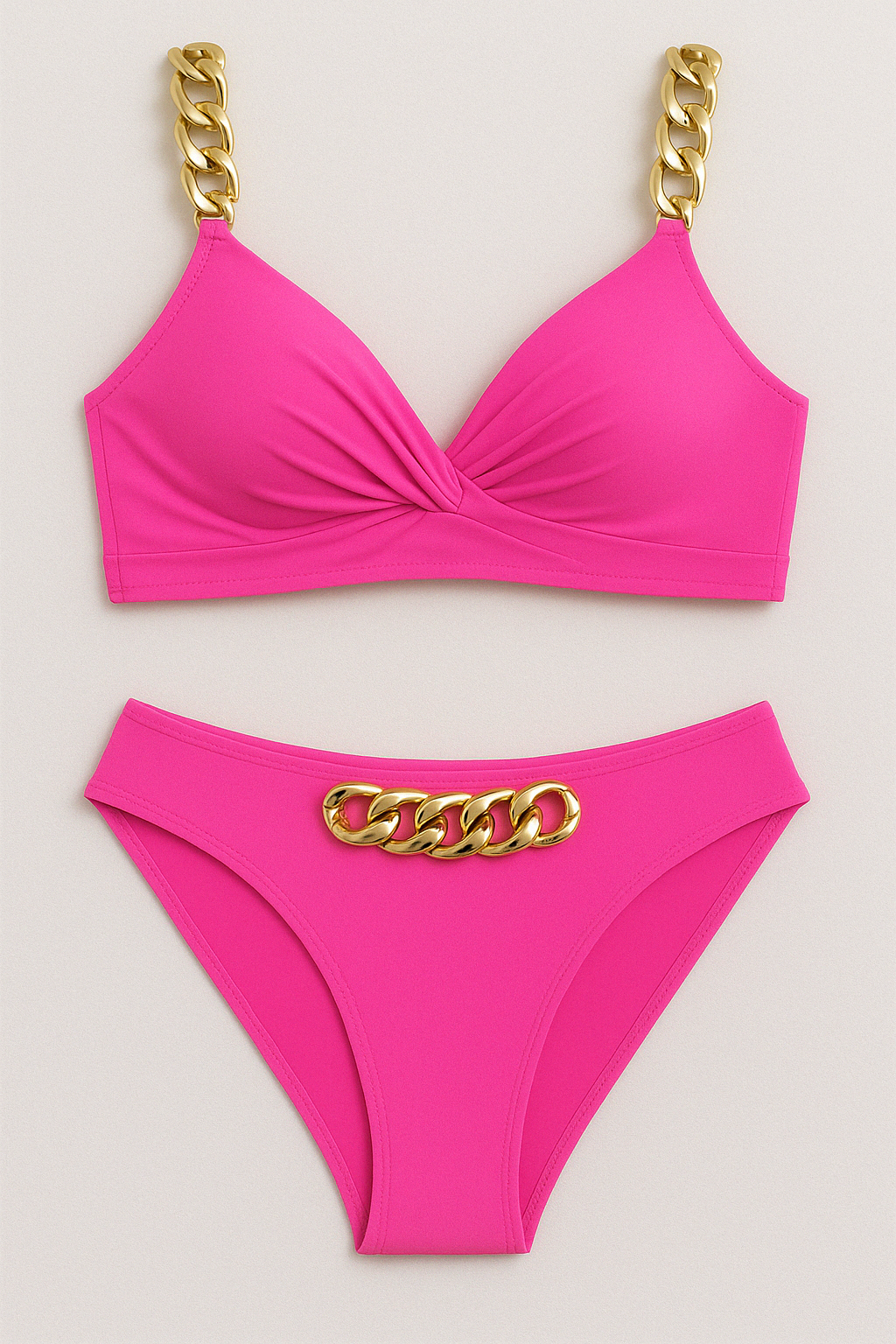 Neon Luxe Chain Bikini