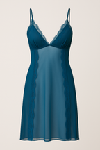 Ocean Elegance Mesh Nightgown